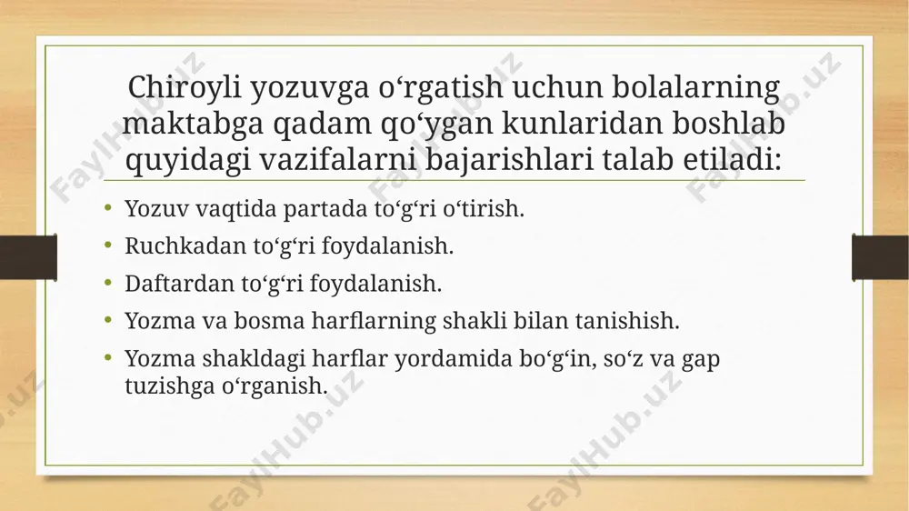 husnixat va unio‘qitish metodikasi - Page 5
