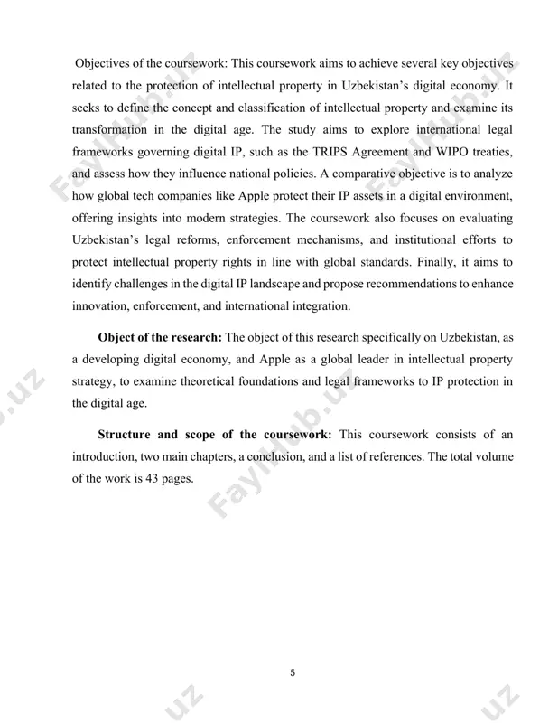 d by digital technologies, ip has become both a driver and a safeguard of innovation. the rise of intangible assets as primary sources of value has transformed the global economic landscape. according to the world intellectual property organization (wipo), intangible assets now account for more than 85% of enterprise value among fortune 500 companies. intellectual property, therefore, is not merely a legal concept, it is a core economic tool that shapes corporate strategy, supports investment, and incentivizes continuous innovation. modern businesses depend on intellectual property to differentiate themselves in crowded markets, secure technological leadership, and engage in licensing or franchising models. for governments, a robust ip system contributes to foreign direct investment, enhances the development of national innovation systems, and promotes exports of high-value products and services. for these reasons, the classification and management of ip rights have become indispensable components of national policy and business practice. and intellectual property …