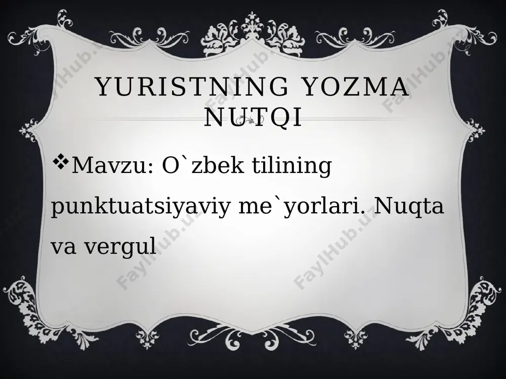 yuristning yozma nutqi - Page 3
