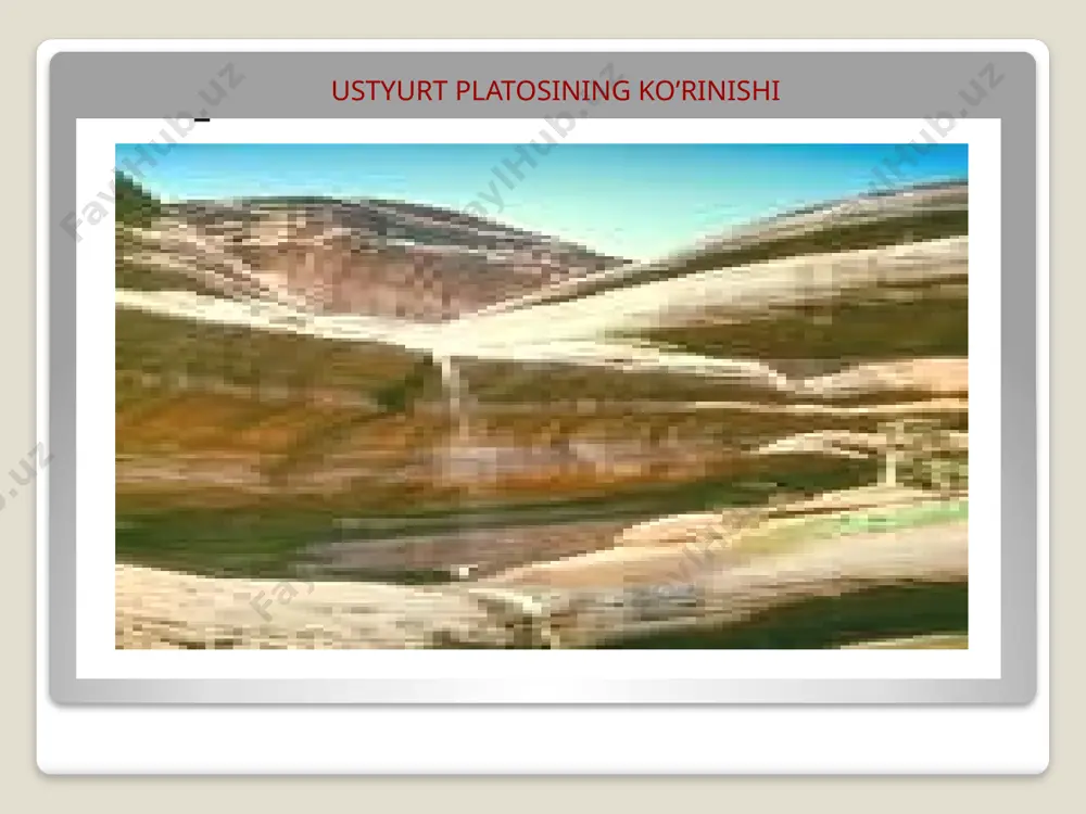 geografiya taqdimoti "ustyurt tabiiy geografik okrugi" - Page 3