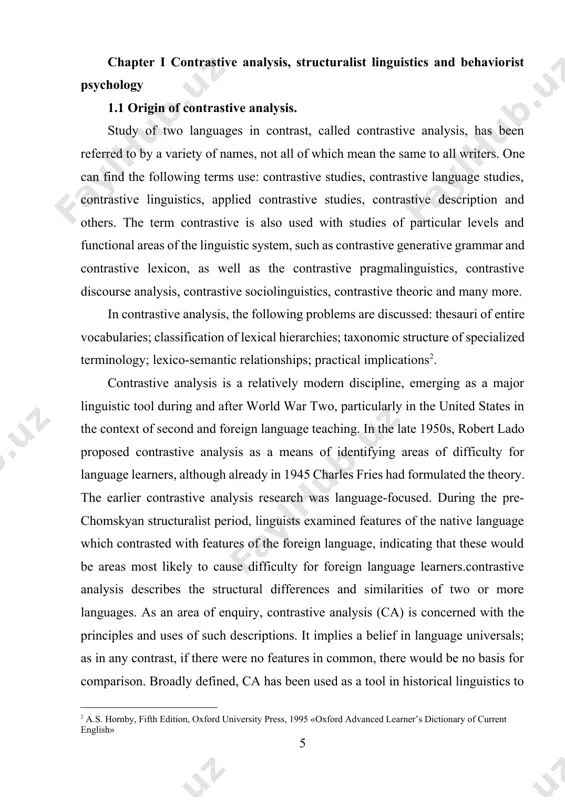audiolingual approaches. collections of frequently occurring errors (for example, french 1949) already existed. traditional textbooks had long paid attention to what were felt to be the errors most likely to occur and tried to guard learners from particular pitfalls in phonology, morphology, syntax and lexis. these areas of special difficulty might derive either from intralingual or interlingual factors. at the lexical level, for example, intralingual difficulties were mooted where minimal formal differences in the foreign language involved major semantic differences (for example “bowl” and bowel”). interlingual lexical difficulties were mooted typically when a form in the foreign language was very similar to a form in the learner’s native language, but the meaning was different (for example german blamieren and english “blame”)[footnoteref:4]. [4: akhmanova o. lexicology: theory and method.-mgu, 1972. - 297p] for a long time there was no principled approach to language teaching based on error, but in the late …
