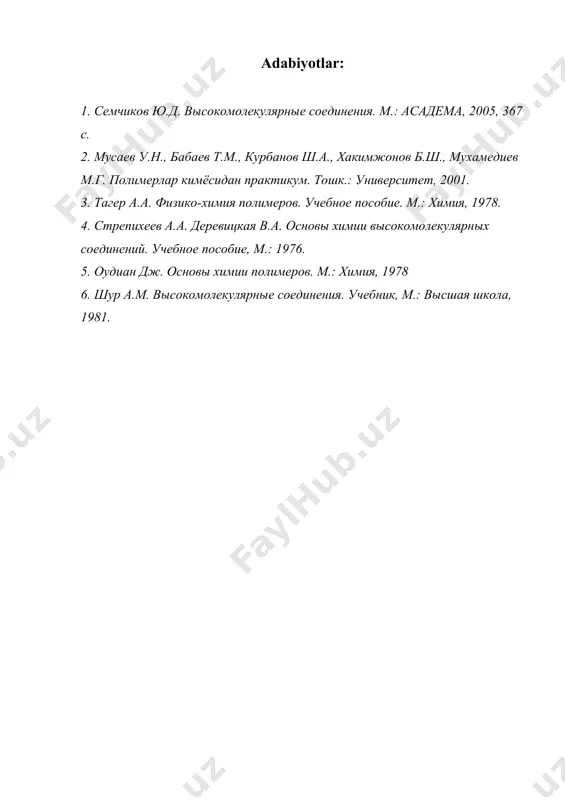 koordinatsion ionli polimerlanish - Page 5