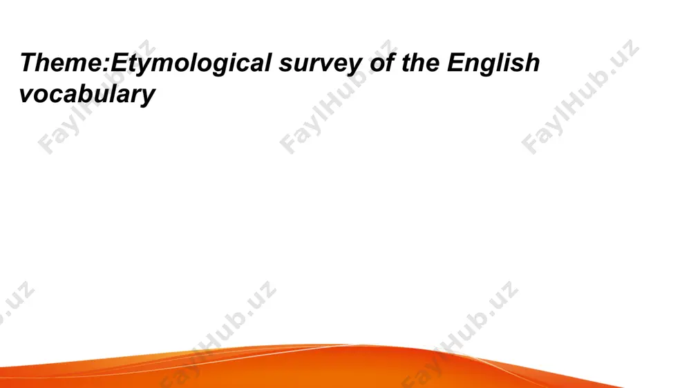 english etymology presentation - Page 2