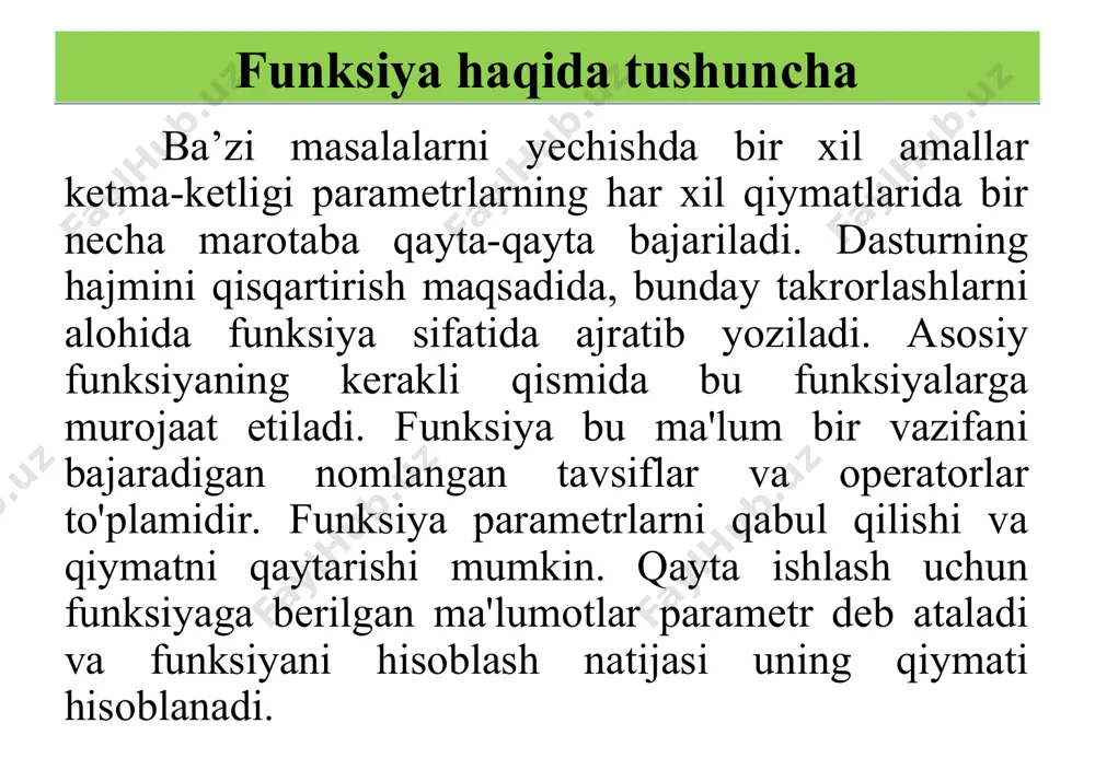 masalalarinidasturlashda funksiyalardan foydalanish - Page 4