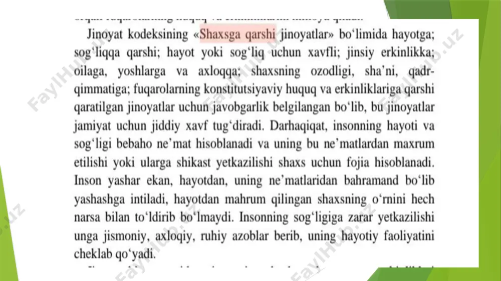 shaxsga qarshi jinoyatlar - Page 5