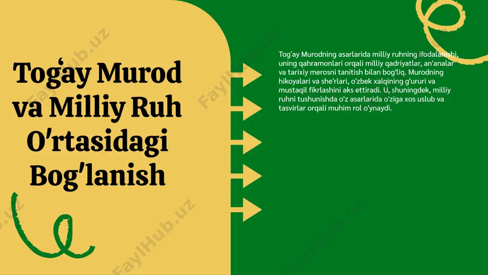 togʻay murod asarlarida milliy ruhning aks etishi - Page 5