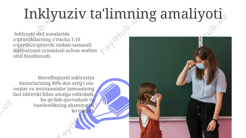 boʻlgan bolalarni maktabgacha ta’limga qamrab olish boʻyicha davlatning maqsadli koʻrsatkichlari belgilangan boʻlib, ularning bajarilish darajasi muntazam kuzatib boriladi. xalqaro tajriba va eng yaxshi amaliyotlar oecd ma'lumotlariga ko'ra, maktabgacha ta'lim muassasalarida bolaning tug'ma qobiliyatlarini hisobga olgan holda individual yondashuvni qo'llash, bilim olish samaradorligini 15-20% ga oshiradi. xalqaro tajribalar shuni ko'rsatadiki, 3 yoshgacha bo'lgan bolalar uchun kamida 1 ta professional tarbiyachi 5 ta bolaga nisbatda bo'lishi, sifatli ta'limni ta'minlash uchun muhim omil hisoblanadi. maktabgacha ta'lim muassasalari infratuzilmasining holati zamonaviy jihozlar bilan ta'minlangan maktabgacha ta'lim muassasalari soni juda kam, shuning uchun o'quv jarayoni sifatiga salbiy ta'sir ko'rsatadi va texnologiyalardan foydalanish imkoniyati cheklangan. o'zbekiston bo'ylab maktabgacha ta'lim muassasalari soni yetarli emas, 5 yoshgacha bo'lgan bolalarning 40% dan ko'prog'i maktabgacha ta'limdan mahrum. o'quv jarayoniga ota-onalarning jalb etilishi 01 02 o'quv jarayoniga ota-onalarning faol ishtiroki, bolaning maktabga tayyorgarlik darajasini 20-30% ga oshirishi mumkin, bu esa keyingi o'quv yutuqlariga ijobiy ta'sir ko'rsatadi. sales 1st qtr 2nd qtr …