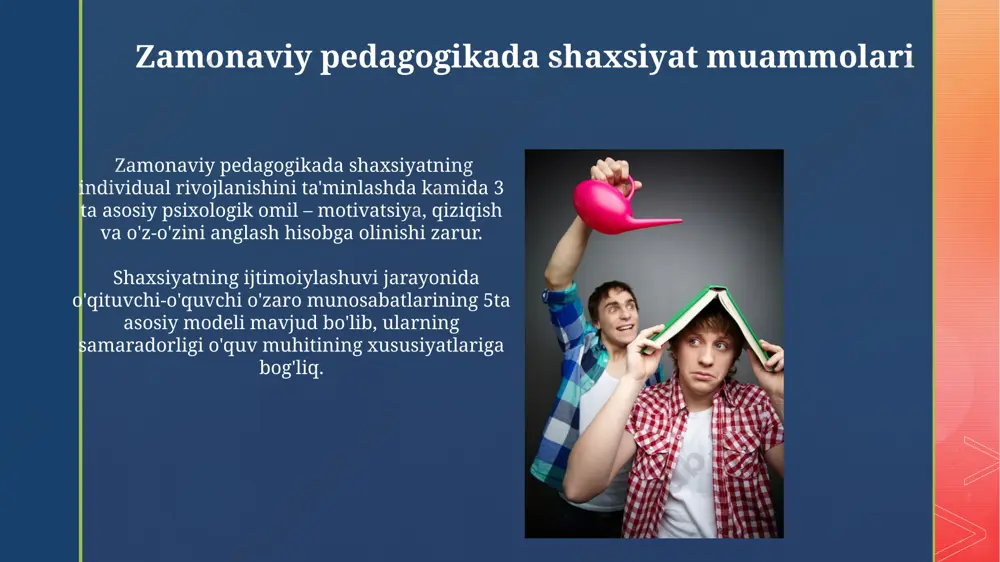 pedagogikada shaxs muammosi va qonuniyatlari - Page 3