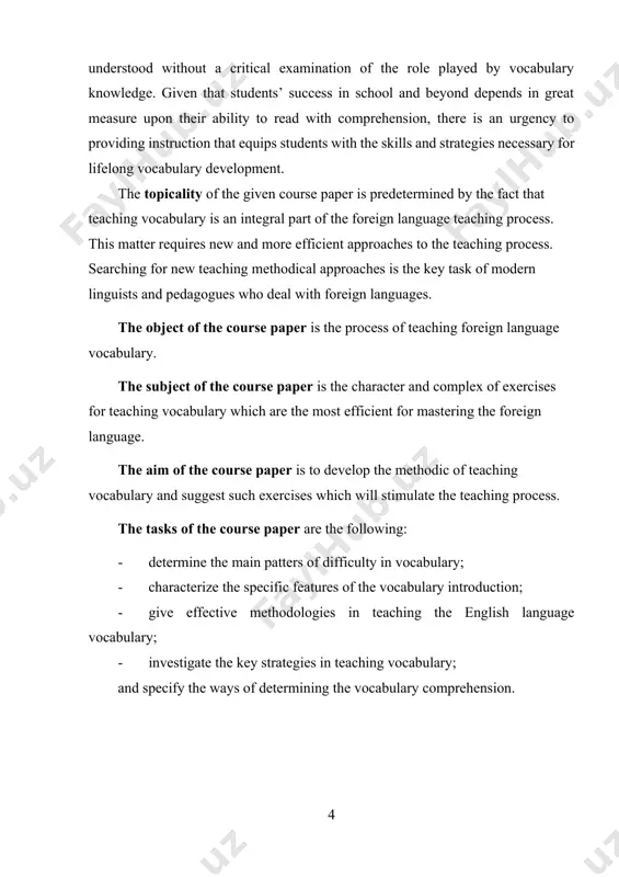 e quickly as they see them in print. however, for teachers of upper elementary and secondary school students, vocabulary usually means the "hard” words that students encounter in content area textbook and literature selections. for purposes of this booklet, we define vocabulary as knowledge of words and word meanings in both oral and print language and in productive and receptive forms. more specifically, we use vocabulary to refer to the kind of words that students must know to read increasingly demanding text with comprehension. we begin by looking closely at why developing this kind of vocabulary is important to reading comprehension. if a person wants to say something, read something, listen to something, be something then he needs to have a great vocabulary. that is the bottom line of the story. teaching vocabulary requires nurturing a clear understanding of words to know what is actually being said. students need to …