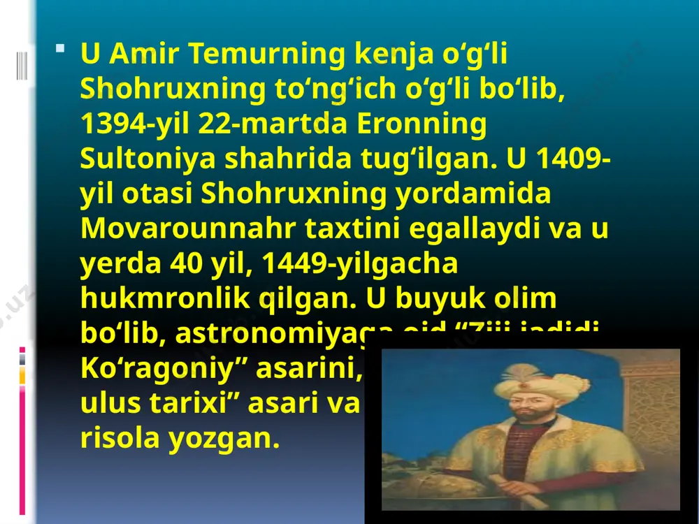 mirzo ulug`bek madrasalari - Page 2