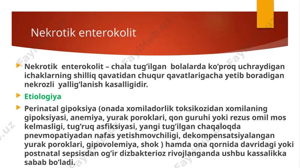 o'tkir ichak kasalliklari nekrotik enterokolit - Page 4