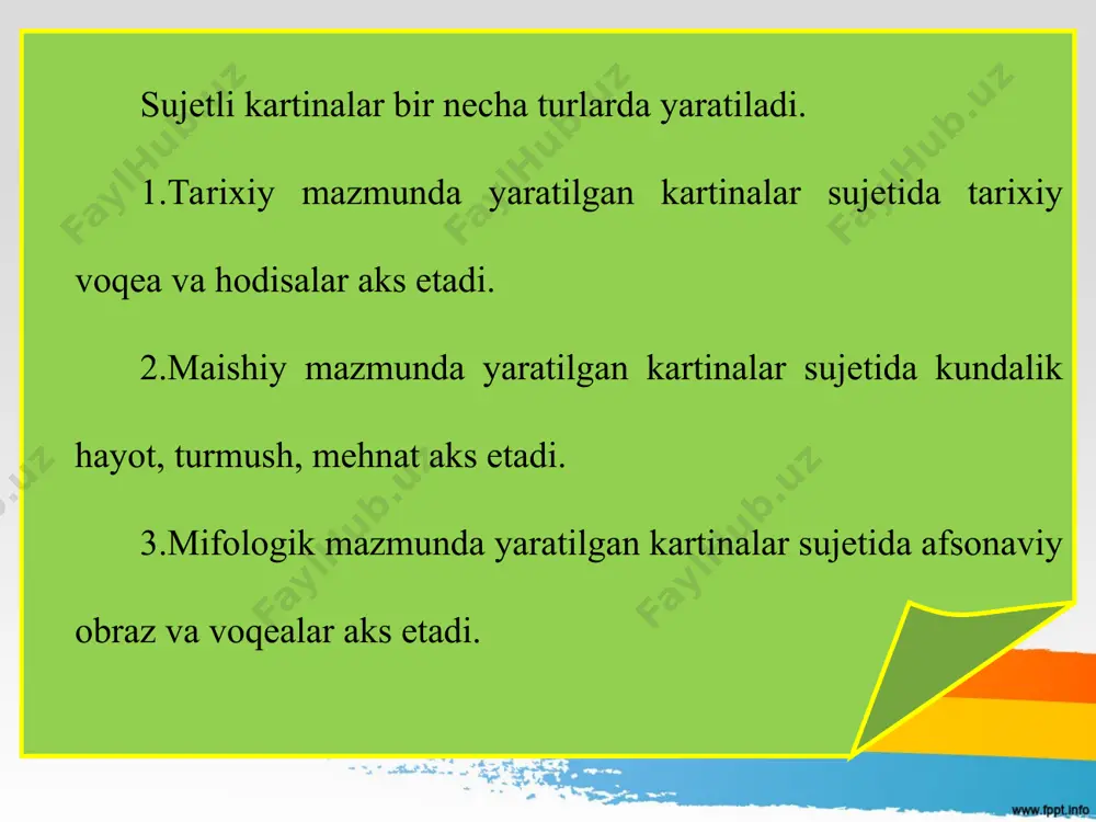 17-18-mavzu rangtasvirda sujetli kartina eskizini ishlash 6-sinf - Page 5