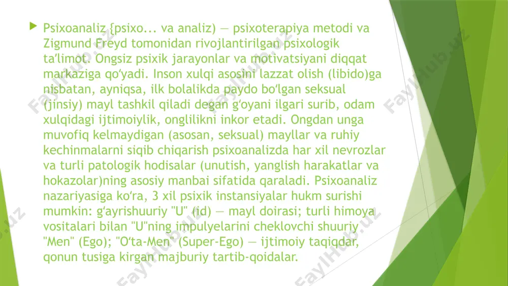 psixoanaliz ta’limoti va uning tibbiyotdagi o‘rni - Page 3