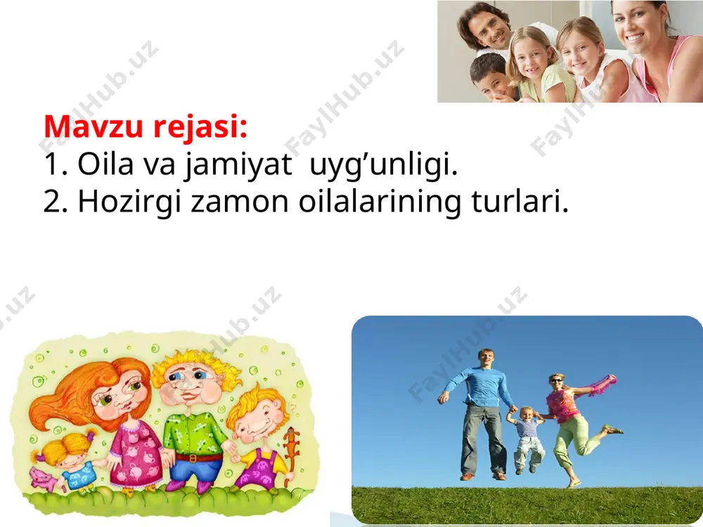 inlashi muhimdir muammolar va qarama-qarshiliklar quyidagilar bilan bog'liq: bir-birlarini himoya qilish, boshqa oila a'zolariga yordam berish uchun haddan tashqari intilish ("kechirimli, kechirimli giperprotektsiya va "haddan tashqari vasiylik"); ijtimoiy rivojlanishning ushbu bosqichida oila va unga qo'yiladigan ijtimoiy talablar haqidagi shaxsiy g'oyalarni o'zaro bog'lashning etarli emasligi (zamonaviy jamiyatning qarama-qarshiliklarini idrok etishda qiyinchiliklar). psixologik muammolar - o'ta kuchli oila ichidagi va umumiy ijtimoiy hayot omillari ta'sirida bir yoki bir nechta oila a'zolarining ehtiyojlaridan qoniqmaslik; -asosiy muammo-bolaning oiladagi mavqei va ota-onalarning unga bo'lgan munosabati; - nomaqbul oilalarda ota-onalar ko'pincha turli xil psixogen buzilishlarni namoyon qiladilar: o'zlarining noo`rin fazilatlarini bolaga o`tkazishga, shafqatsizlik va hissiy rad etish, ota-onalik his-tuyg'ularining rivojlanmaganligi va boshqalar. er va hotin hamda bolalar o'rtasidagi munosabatlarda oila a'zolarining manfaatlari, ehtiyojlari, niyatlari va istaklari ziddiyatli bo'lib, kuchli va uzoq davom etadigan salbiy hissiy holatlarni keltirib chiqaradigan sohalar mavjud; nikoh uzoq vaqt davomida o'zaro imtiyozlar va murosalar, shuningdek, uni ushlab turadigan boshqa omillar tufayli davom …