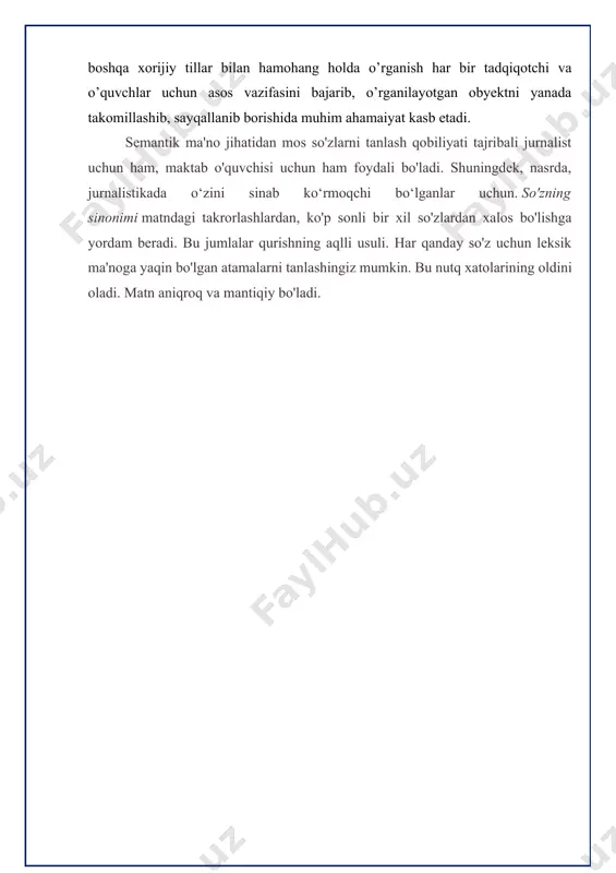 sinonim so’zlar va ularning qo’llanilishi - Page 5
