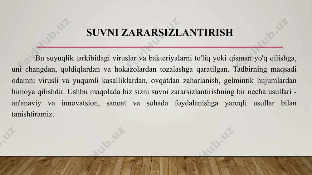 suvni zararsizlantirish asosiy usullari - Page 3