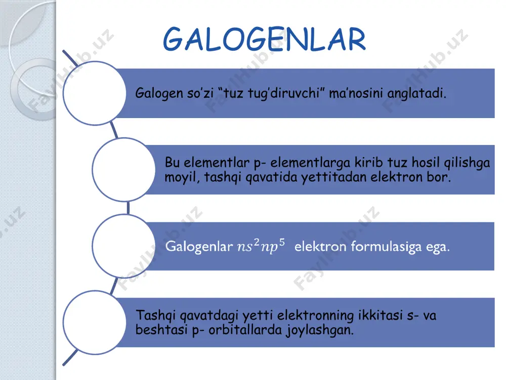 vii a guruh elementlarining umumiy tavsifi - Page 4