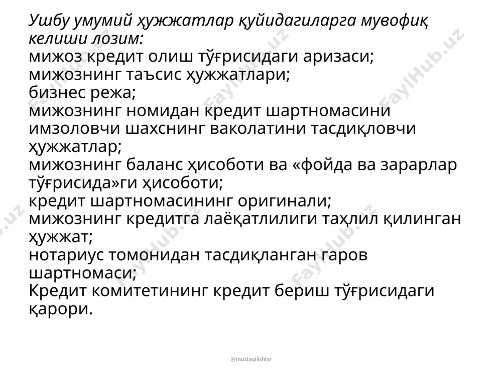 kredit ҳужжатlari - Page 4