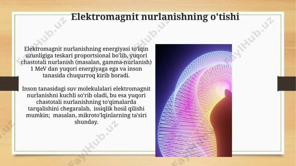 kvant va korpuskulyar nurlarning muhitdan oʻtishi va odam tanasida taqsimlanishi - Page 5
