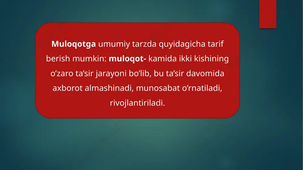 muloqotning interaktiv tomoni muloqotning harakatlar bilan almashishi - Page 4