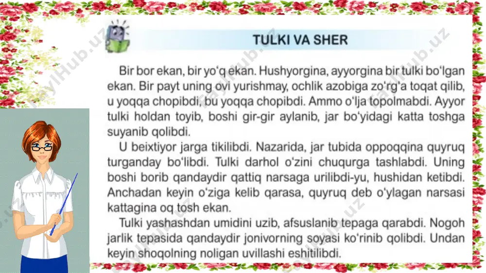 "tulki va sher" ertagi - Page 5