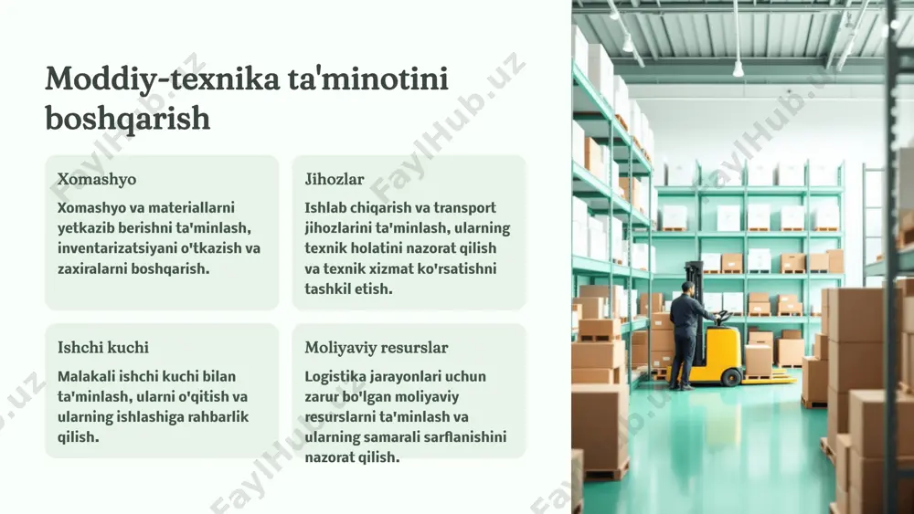 logistikaning tarkibiy qismlari - Page 5