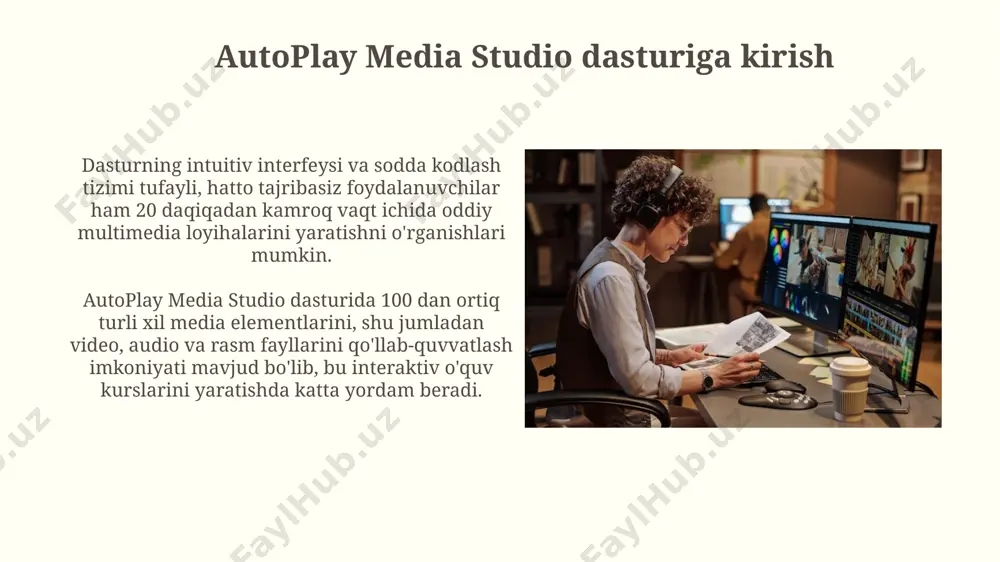 multimedia oʻquv kurslarini yaratish auto play media studio dasturida - Page 3
