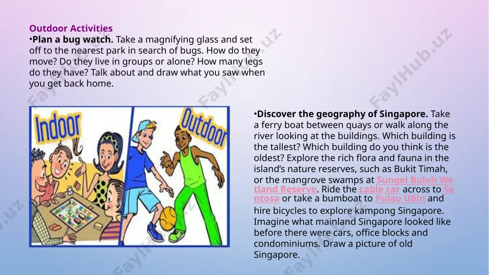 indoor and outdoor activities - Page 3