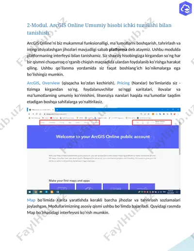 arcgis online — DOCX