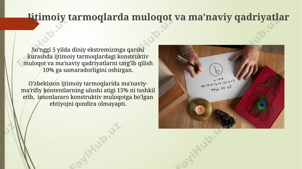 muloqot asosida ma'naviy madaniyatni shakllantirish - Page 5
