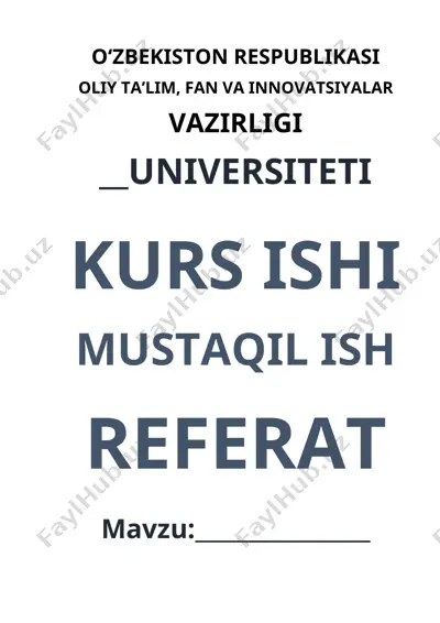 algoritmlar nazariyasi kurs ishi — DOCX