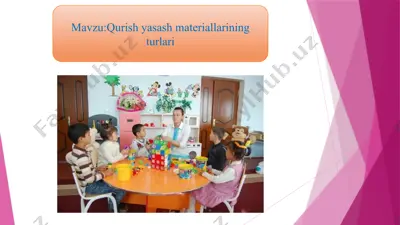 qurish yasash materiallari — PPTX