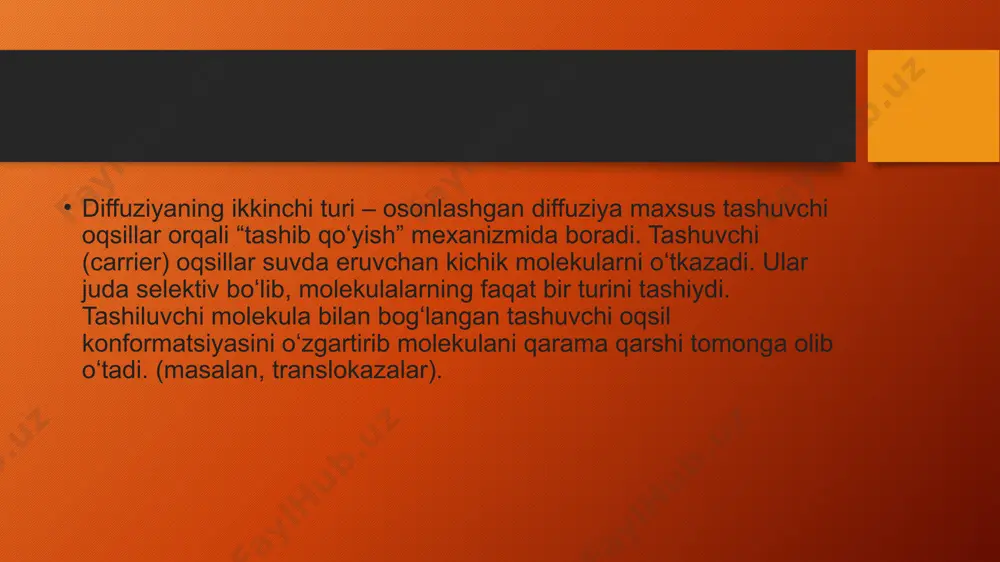 ali antigenlar (bakteriya) bilan bogʻlanuvchi fc-retseptorlari joylashadi. fagositoz odatda hujayralardagi “toll-like receptors” (tlrs) orqali patogen yuzasidagi “pathogen associated molecular patterns” (pamps) larni sezishdan boshlanadi. pamps ning tanilishi “nuclear factor kappa b” (nf-kb) ya’ni transkripsion faktorning aktivlanishiga olib keladi. (nf-kb ning aktivlanishi yadro ichidagi fagositozga javob beruvchi genlarning “aktivlanishiga” olib keladi). ammo, biologik boʻlmagan materiallar: uglerod zarralari, changlar, asbest tolalari, yalligʻlangan yoki oʻlgan hujayra qoldiqlari fc-retseptorsiz mfs hujayralari tomonidan parchalanadi. fagosomalar membrananing pseudopodiylar hosil qilishi orqali shakllanadi, bu pseudopodiylar hosil qilinishi esa sitoskelet aktin molekulalarining polimerlanishi orqali taʼminlanadi. shu sabab fagositoz ham klatrindan mustaqil ammo aktinga bogʻliq endositoz hisoblanadi. retseptor vositachiligidagi endositoz retseptor vositachiligidagi endositoz hujayra ichiga faqat maxsus molekulalarning kirishiga ruxsat beradi. maxsus molekulalar uchun hujayrada retseptorlar boʻlib ular “yuk” (cargo) retseptorlar deyiladi. bu retseptorlar hujayra membranasining aniq qismlarida toʻplanib joylashadi. bu sohalar lipid sollari (raft) boʻlib, oxir oqibat qoplamali chuqurchaga (coated pits) aylanadi. chuqurchalarning paydo boʻlishi membrananing ichki sohasida, …