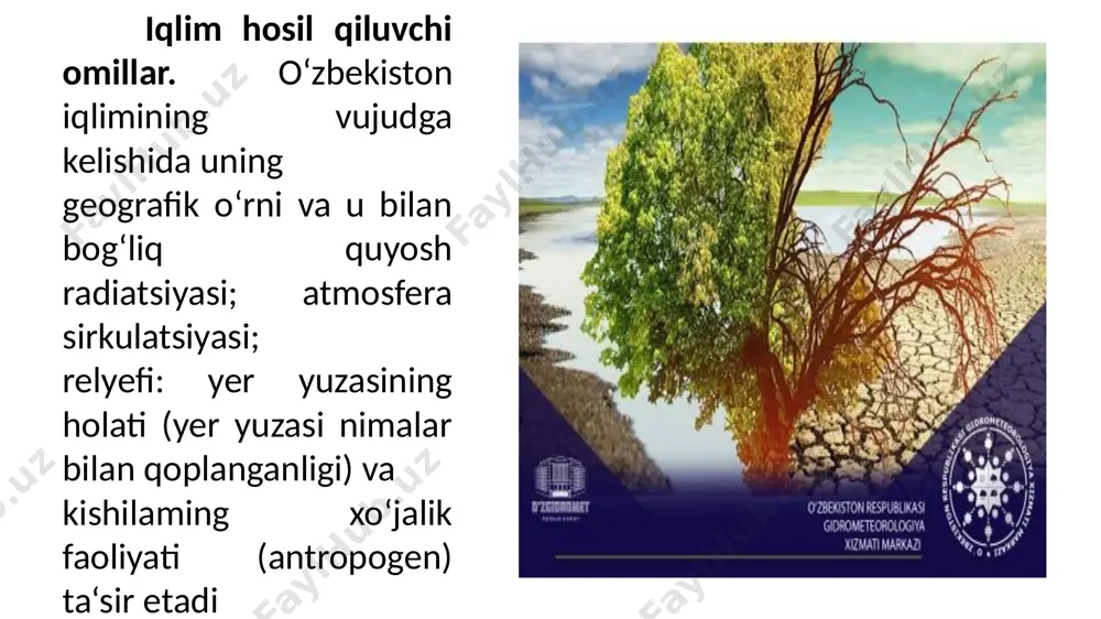 ishi va materikda toʻsiq boʻlgan muzliklar alomatlarini diqqat bilan kuzatishadi. osiyo. iqlim oʻzgarishi natijasida 2050-yilga kelib milliarddan ortiq odamlar, ayniqsa, katta daryolar basseynlarida chuchuk suvga tanqisligidan aziyat chekadilar. himolay muzlarining erishi rognozga asosan, toshqinlar va tosh koʻchkilarining ketma-ket yuz berishi va keyingi ikki-uch oʻn yilliklar mobaynida suv resurslarining holatiga ta’sir qiladi. muzliklarning kamayishi jarayoni suv oqimlarini pasaytiradi. agar dengiz sathini, ba’zida daryolarda suv koʻtarilish holatlarida asosan qirgʻoq boʻyi, ayniqsa qirgʻoq deltasidagi zij aholili hududlari katta havf ostida qoladi. osiyo. yevropa. muzliklar va koʻp yillik muzliklar erimoqda, vegetatsion davrlar choʻzilmoqda, 2003-yildagiga oʻxshash halokatli iliq oqim kabi ekstremal tabiiy sharoitlar tez-tez kuzatilmoqda. tadqiqotchilar yevropaning shimoliy hududlarida qishni iliq kelishi, yogʻingarchiliklar koʻpayib, oʻrmon hududlari kengayishi hamda qishloq xoʻjaligi unumdorligini oshishiga amin boʻlmoqdalar. oʻrta yer dengizi doirasidagi janubiy hududlarda yozda haroratni oshishiga, yogʻingarchiliklar sonini kamayishiga, qurgʻoqchilik intensivligi kengayishiga, oʻrmon maydonlari qisqarishi va qishloq xoʻjaligi ishlab chiqarishi qisqarishiga guvoh boʻladilar. yevropa hududidagi koʻpgina qirgʻoqboʻyi pasttekislik …
