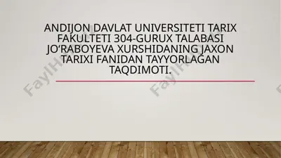 afgʻoniston yangi davrda — PPTX
