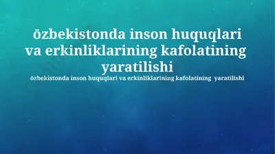 fuqarolik jamiyati institutlarining roli — PPTX