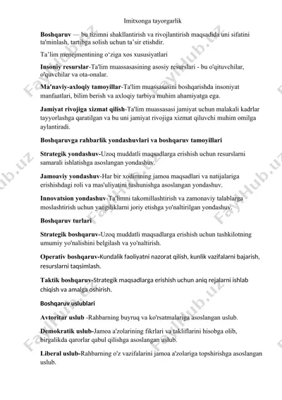 ta'lim boshqaruv tizimlari — DOCX