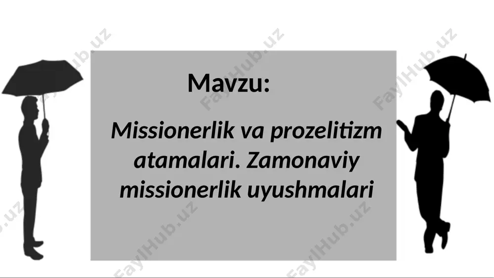 missionerlik va prozelitizm - Page 2