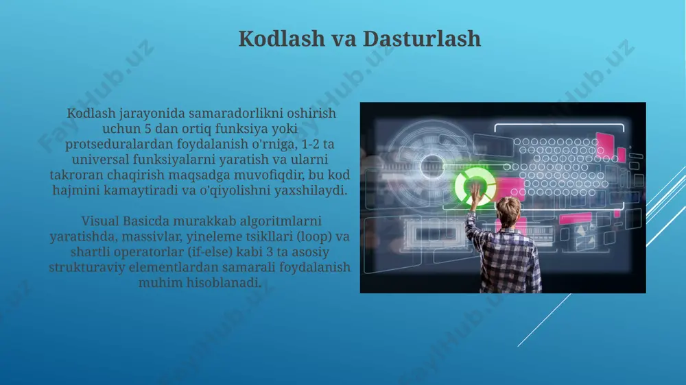 masalalarning algoritmini tuzish visual basic dasturlash tilida dastur yaratish - Page 3