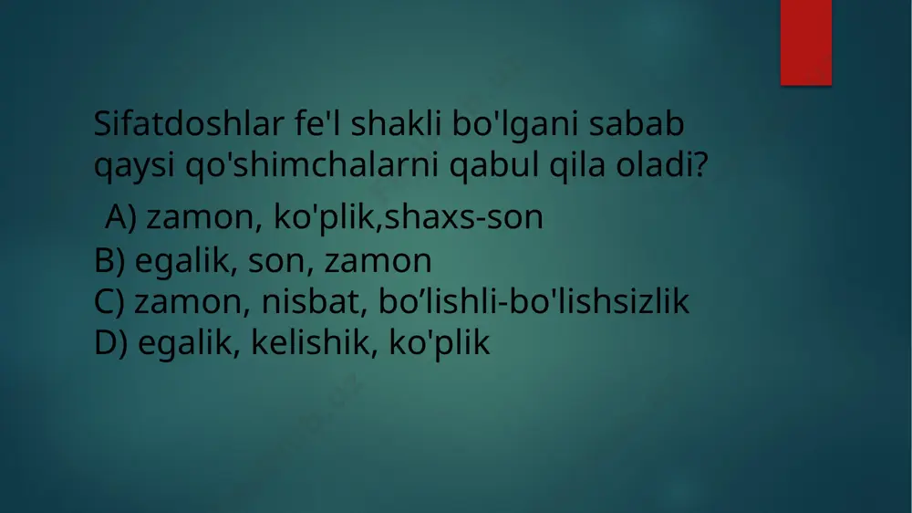 fe’llarda bo’lishli va bo’lishsizlik - Page 3