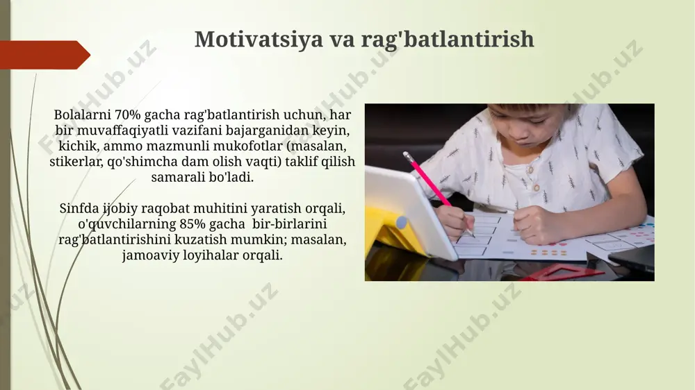 boshlanĝich sinfda gap ustida ishlashdagi izchillik - Page 5