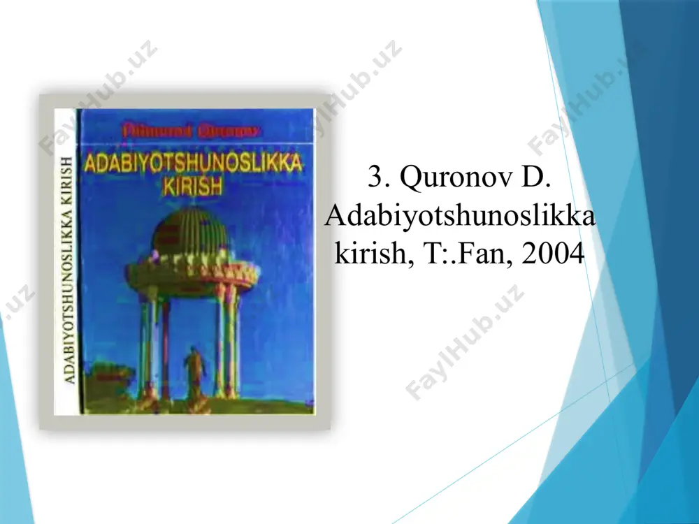 adabiyotshunoslik asoslari fan sifatida - Page 5