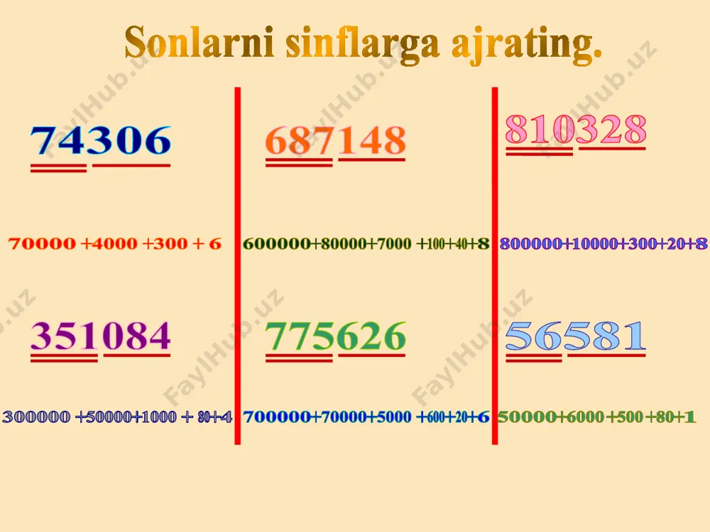 + + + + + - - to`g`ri to`rtburchakning bo`yi 36sm, p=146sm. s=? 36sm yechish: p=2(a+b) 146=2(a+36) a=146:2-36=37 s=36x37=1332 s=1332sm.kv to`g`ri to`rtburchakning eni 18sm, p=136sm. s=? 18sm yechish: p=2(a+b) 136=2(18+b) b=136:2-18=50 s=18x50=900 s=900sm.kv to`g`ri to`rtburchakning bo`yi 24sm, s=288sm.kv, p=? 24sm yechish: s=a · b p=2(a+b)=2(12+24)=72 a=288:24=12 288=a·24 p=72sm audio1.wav audio2.wav audio3.wav audio4.wav audio5.wav audio6.wav audio7.wav audio8.wav audio9.wav image2.wmf image3.emf image4.wmf audio10.wav image1.emf image5.wmf image6.wmf image7.wmf audio11.wav image8.emf image9.jpeg audio12.wav audio13.wav
