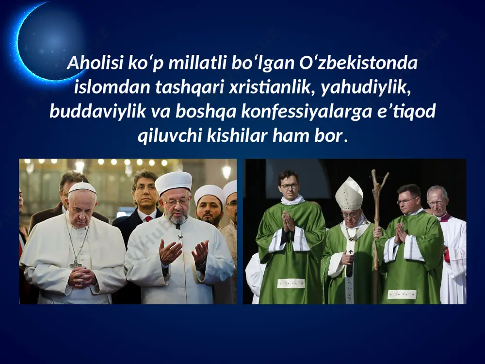 o‘zbekistonda konfessiyalararo munosabatlar 11- sinf - Page 4