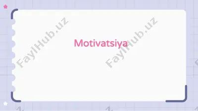 motivatsiya 2 — PPTX