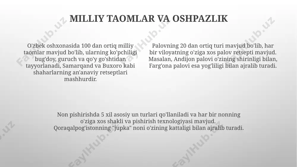 oʻzbek xalqi madaniyati, urf odati va an'analari - Page 4