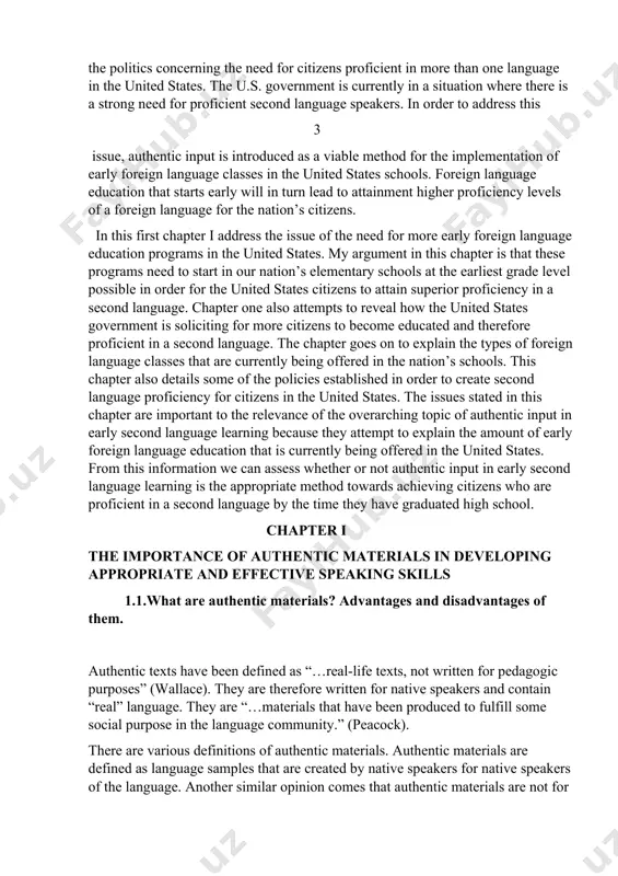 authentic materials? advantages and disadvantages of them. authentic texts have been defined as “…real-life texts, not written for pedagogic purposes” (wallace). they are therefore written for native speakers and contain “real” language. they are “…materials that have been produced to fulfill some social purpose in the language community.” (peacock). there are various definitions of authentic materials. authentic materials are defined as language samples that are created by native speakers for native speakers of the language. another similar opinion comes that authentic materials are not for language teaching purposes, but designed texts used for real life use for interactional and transactional purposes. at first, authentic materials were used for native speaker only, but since 1970s some teachers used it for teaching purposes. the development of elt finally places the authentic materials not only for native but also for efl as their learning 4 media. authentic materials as printed materials, which are …