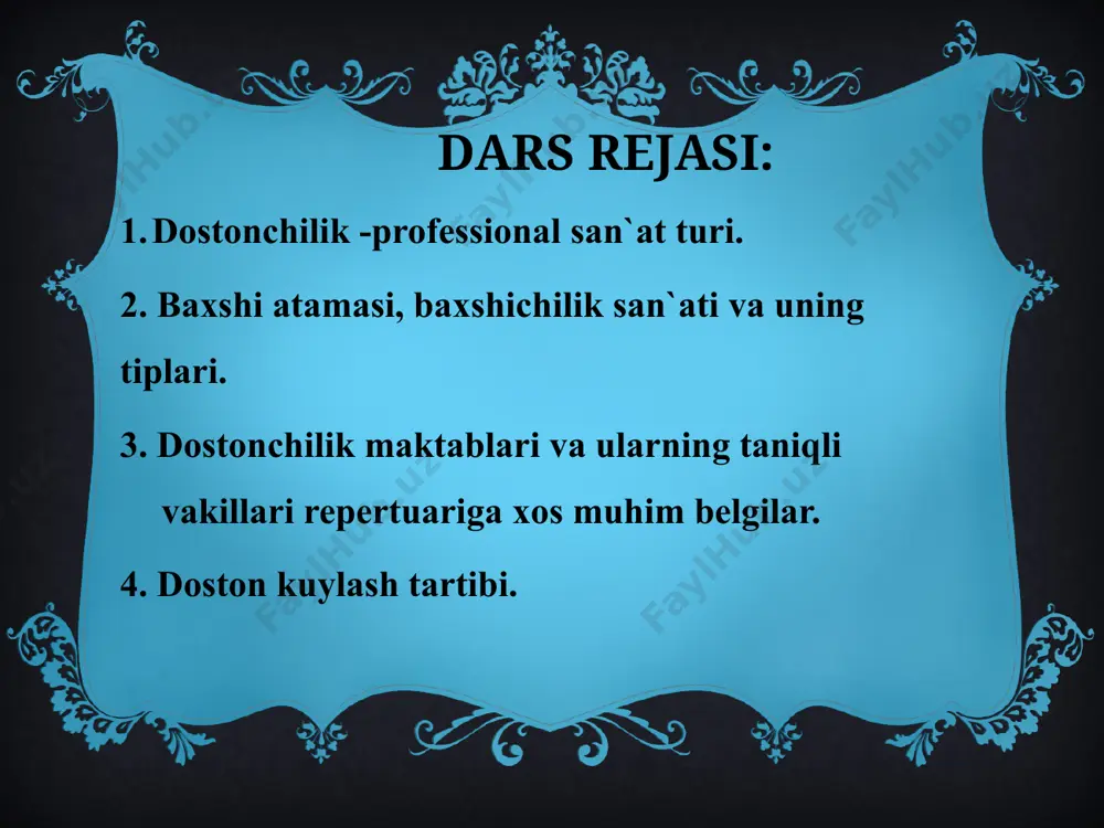 amoyandasi abdulla nurali o’g’li (1874—1957) xix asrning yirik dostonchisi rajab shoirning shogirdidir. bu baxshilar dostonlarni sho’x, quvnoq, ko’tarinki ruhda aytishlari, kuylarining yoqimliligi bilan ajralib turadilar. janubiy tojikistonda yashovchi o’zbek-laqay baxshilari ham repertuari, badiiy tasvir vositalari jihatidan o’ziga xos xususiyatlarga ega. bu baxshilar jorubqo’l qishlog’i bilan bog’liq. bu erda xix asrning ii yarmi va xx asr boshlarida haybat shamol o’g’li, qunduz soqi degan mashhur dostonchilar o’tgan. hozir ham ularning davomchilari bor. o’zbek-laqay baxshilari repertuarining asosiy qismini «go’ro’g’li» dostonlari turkumi tashkil etadi. bu dostonlar o’zlarining nihoyatda mo’`jazligi bilan ajralib turadi. atoqli xalq shoiri islom nazar o’g’li (1874—1953) narpay dostonchilik maktabining vakilidir. u xix asrning ulkan dostonchisi rajab shoirning shogirdi bo’lgan. talantli xalq shoiri nurmon abduvoy o’g’li ham (1862—1940) shu maktabga mansubdir. ulardan yozib olingan «orzigul», «sohibqiron», «erali va sherali», «zulfizar bilan avazxon», «gulixiromon», «kuntug’mish» kabi dostonlarga nazar tashlar ekanmiz, bu maktab vakillari xalq dostonlarining demokratik asoslarini yanada kengaytirganliklarining guvohi bo’lamiz. atoqli xalq …