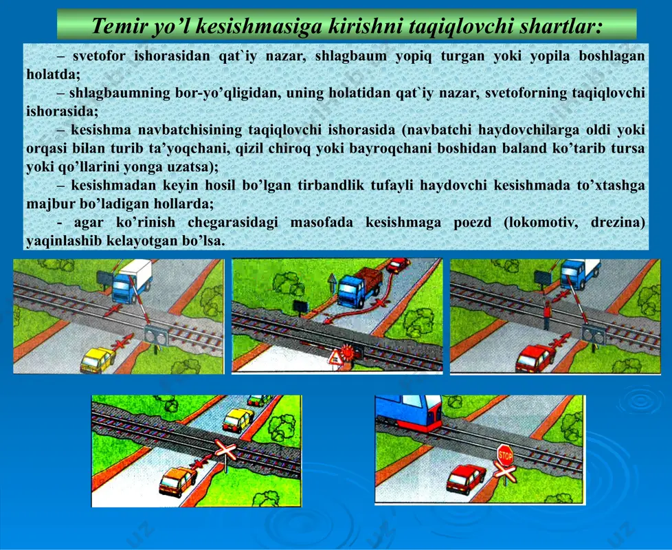temir yo'l kesishmalari orqali harakatlanish - Page 5