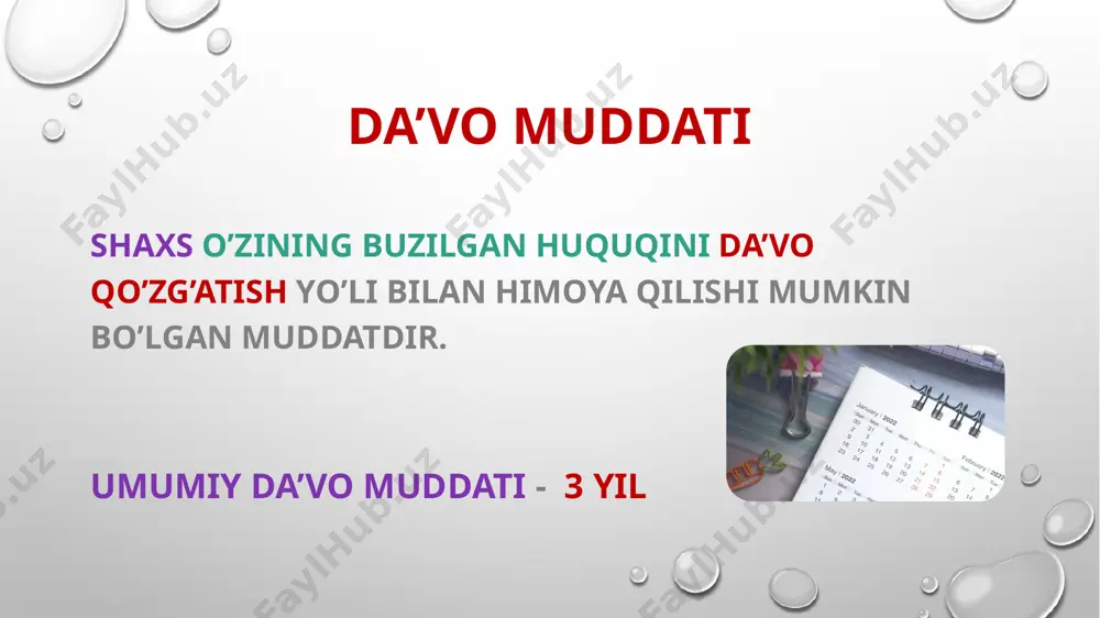 fuqarolik huquqi muddatlari - Page 5